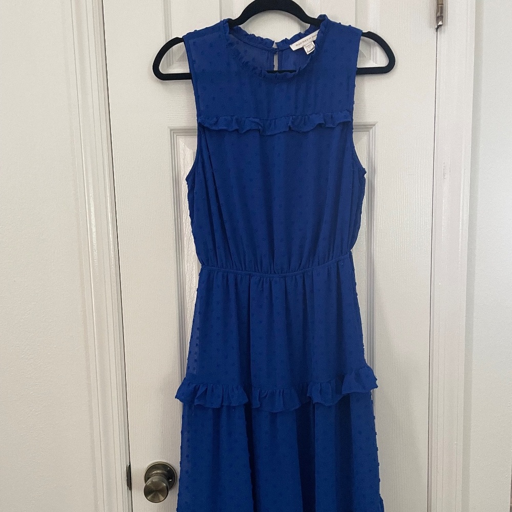 Large Ruffled Monteau Los Angeles Dress